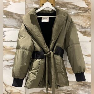BA&SH Dayma Down Jacket Size 2 Khaki